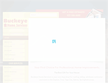 Tablet Screenshot of buckeyehomeservices.com